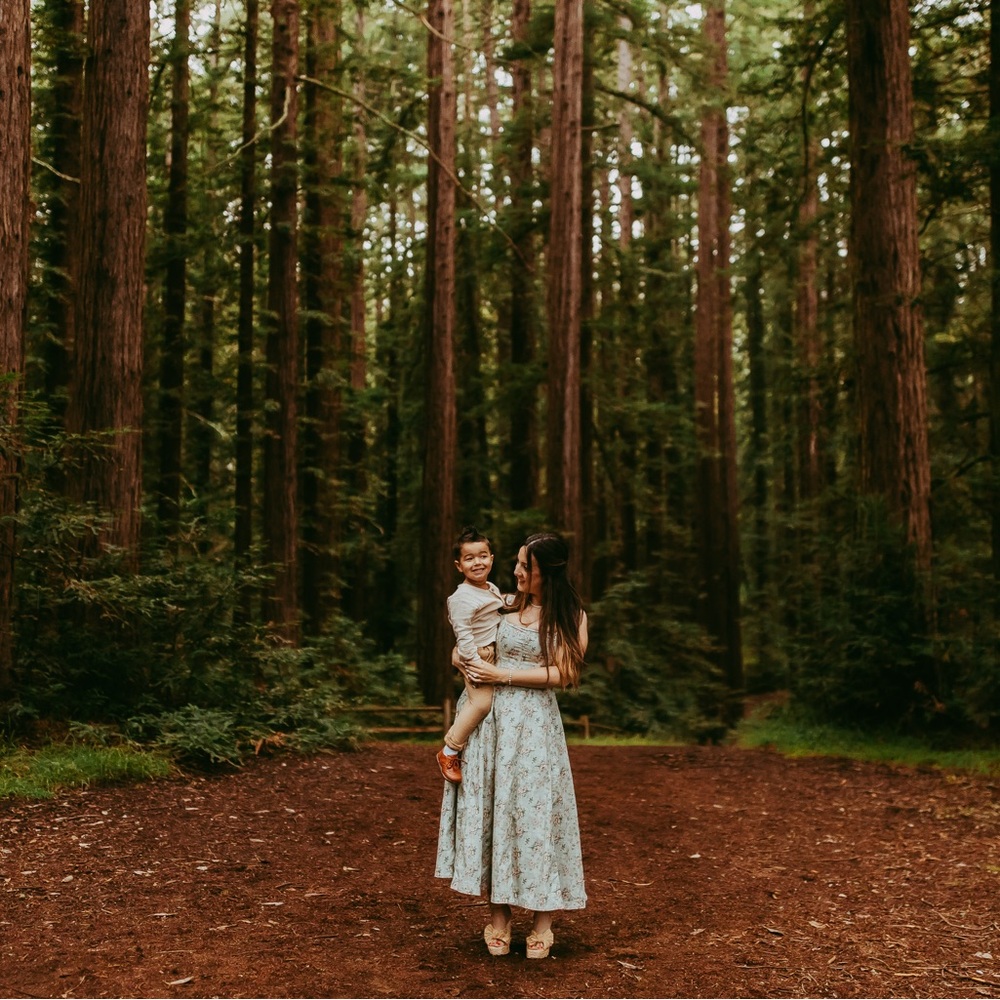 House of CB MARIABELLA Sage Floral Midi Dress - Picture 6 of 6